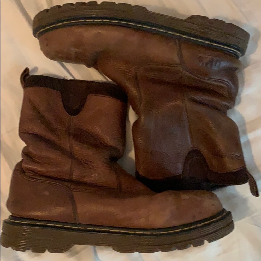 Dr Martens industrial boots.